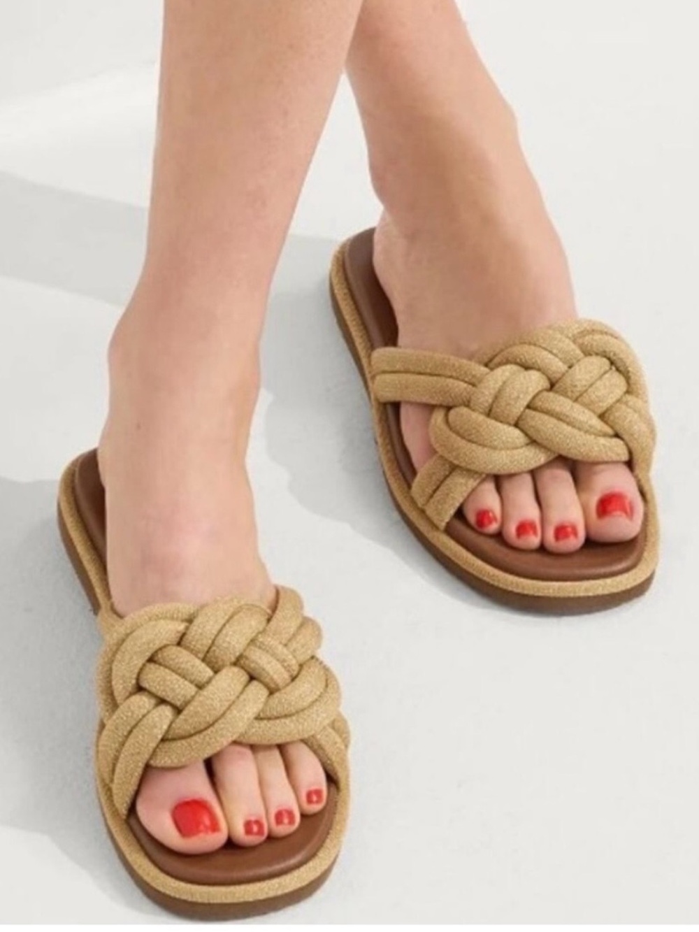 ROTHY’S The Summer Sandal in Golden Sun Size 7 NWB